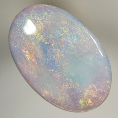 SOLID SEMI BLACK OPAL Bright fire in a Sheen pattern